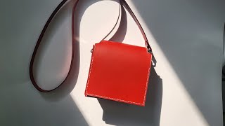 미니 스퀘어백 만들기 [Free pattern] Making a mini square bag