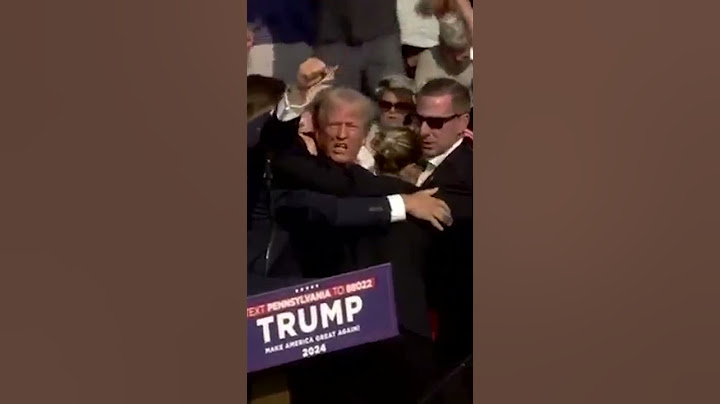 Shots fired at Trump rally in Pennsylvania