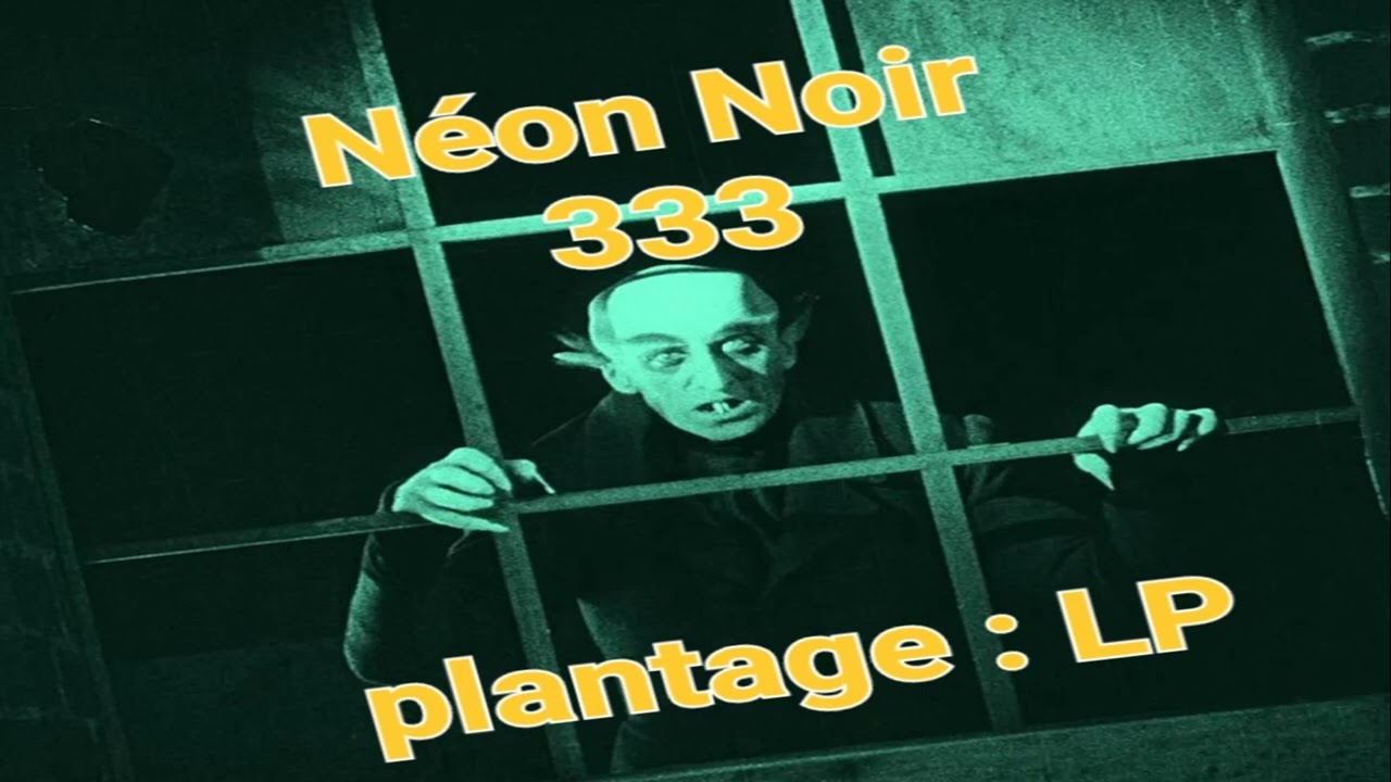 NEON NOIR 333 - TRACK 06 SOULATERRE-  PLANTAGE LP -  ( NOISE REPLICA  rec LP )
