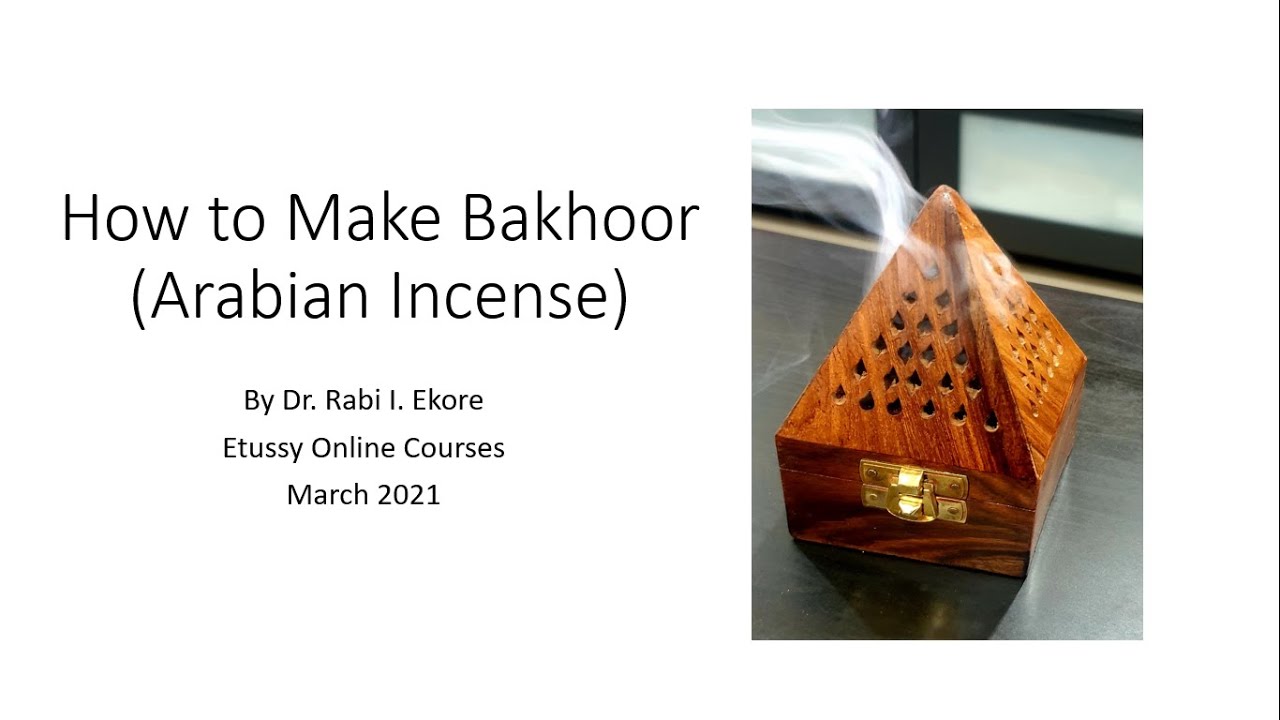 How to Make Bakhoor (Arabian Incense) Part 1 YouTube