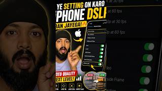 iPhone DSLR Camera Trick 😱🔥#shorts #iphone #iphonecamera #reels #contentcreator #viralshorts