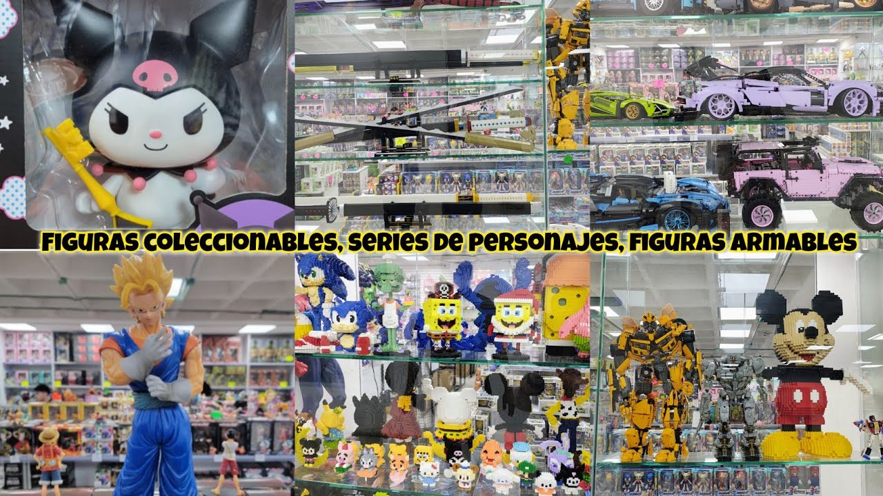 Figuras y series de anime, armables gigantes, figuras de colección y más 