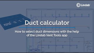 How to select duct dimensions with the help of the Lindab Vent Tools app duct calculator screenshot 3