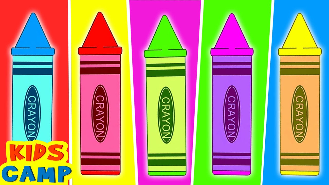 Learn Colors For Kids with Box of Crayons Song  Best Fun Learning Videos  for Kids by KidsCamp 