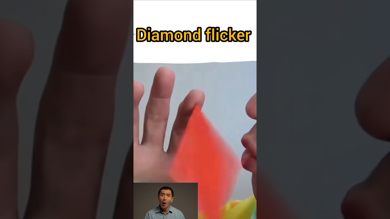 Diamond paper flicker|| super flying diamond flicker♦️♦️|| how to make paper spinner