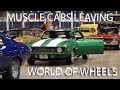 1 Hour of LOUD Muscle Cars Leaving Autorama World of Wheels Chicago Car Show 2019 [4K]