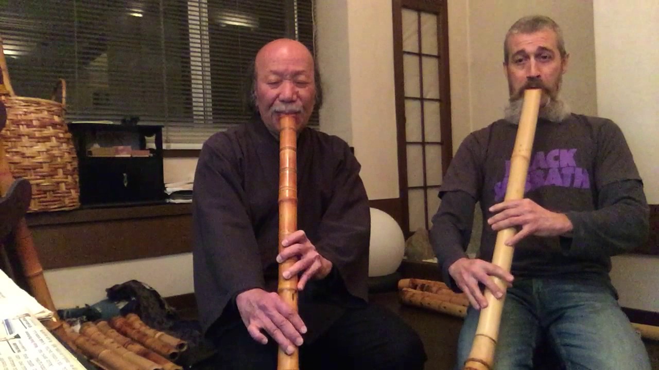 Honshirabe 本調 - jinashi shakuhachi, Okuda Atsuya and Cornelius Boots