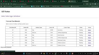 Course Selection System (3 min)