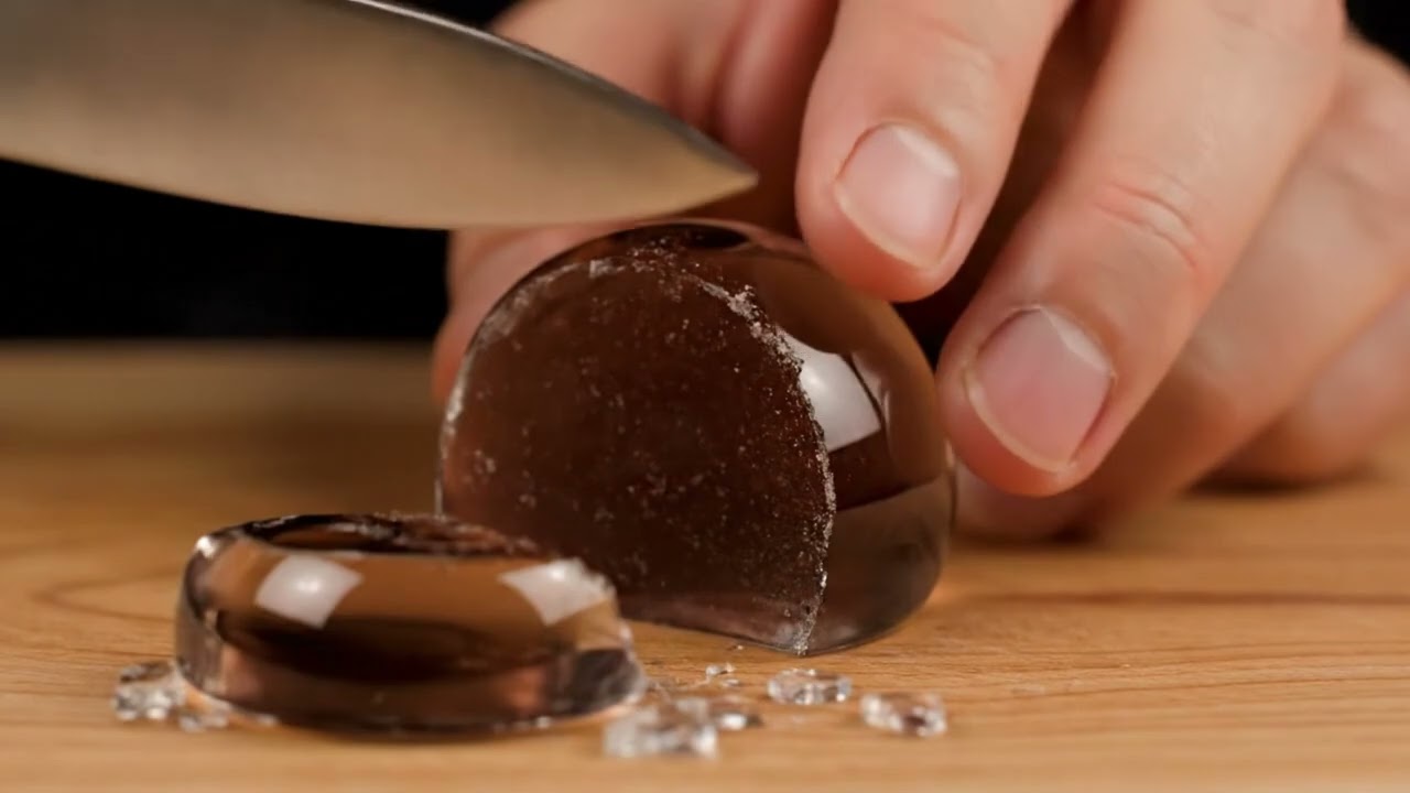 Oddly Satisfying ASMR Cutting Clear Jelly Fruits & Desserts 🧊🍍