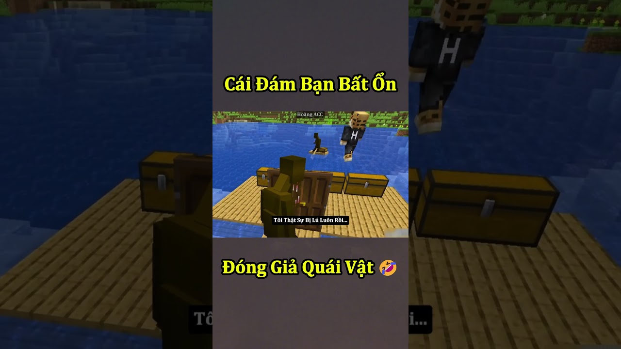 Giả Làm Quái Vật Để Troll Thằng Bạn Đạt 09 Trong Minecraft Lần 3 🤣 #shorts