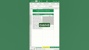 Count Letters within Between spaces in MS Excel. @KTAnalytics