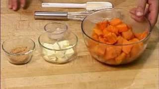 Bahama breeze chef, peter olsacher, demonstrates how to make delicious
mashed sweet potatoes.