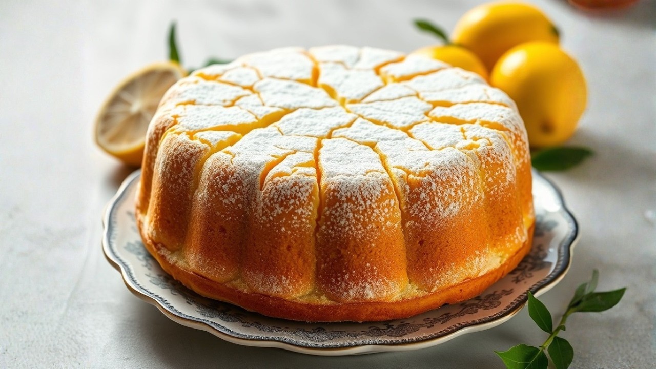 SENSATION ! Gâteau Sicilien SANS FARINE qui fait le Buzz ! 🔥🍋 #DessertViral
