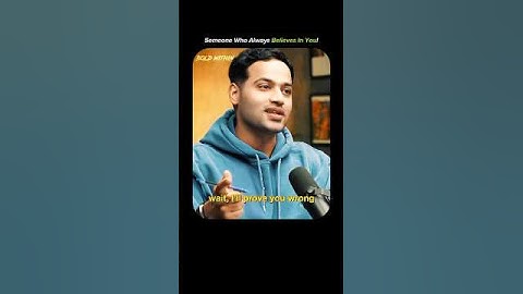 Tag someone who always believes in you! | Raj Shamani | #inspiration #moneymindset #motivation