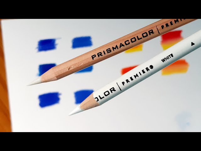 Colourless Blender vs prismacolor white pencil ✏ which one is best? 🤔