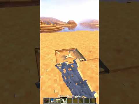 Minecraft: Quicksand trap! #shorts