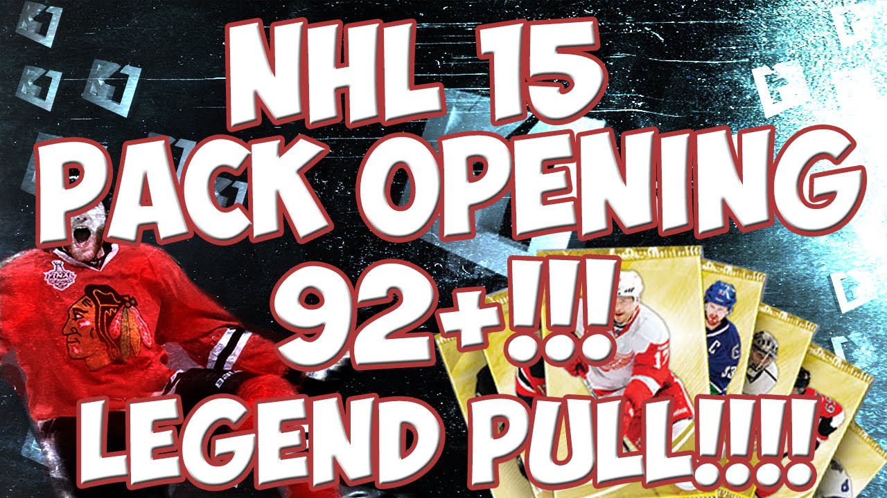 NHL 15 | "LEGEND" PULL! (92+) "NHL 15 Pack Opening"