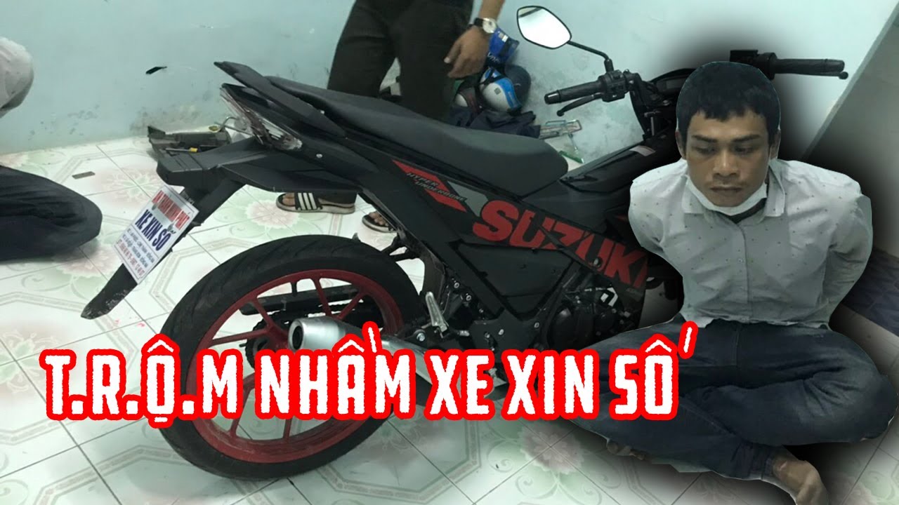 T.r.ộ.m nhầm xe xin số có định vị, bị úp nguyên cái lò xe