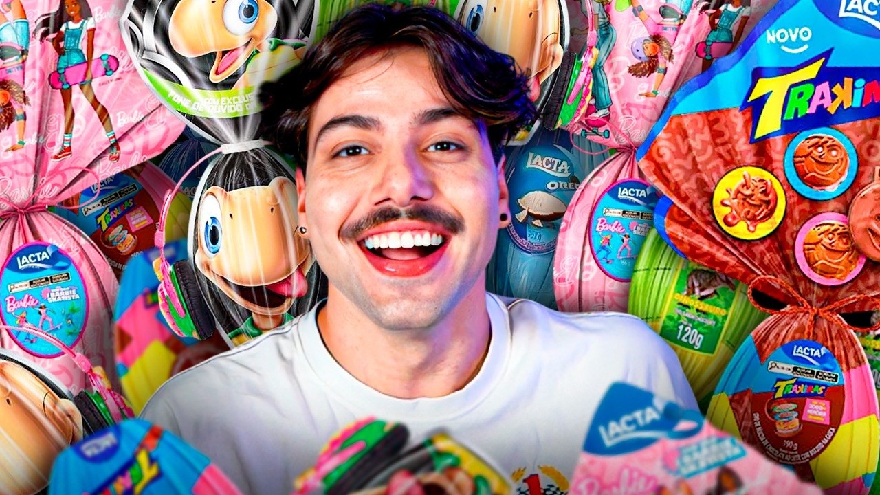 Provei os Ovos de Páscoa mais LEGAIS do mercado