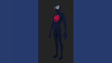 Texturing Spider-Man’s Suit in 3D 🎨 #blender #zbrush #3d #3dart #art