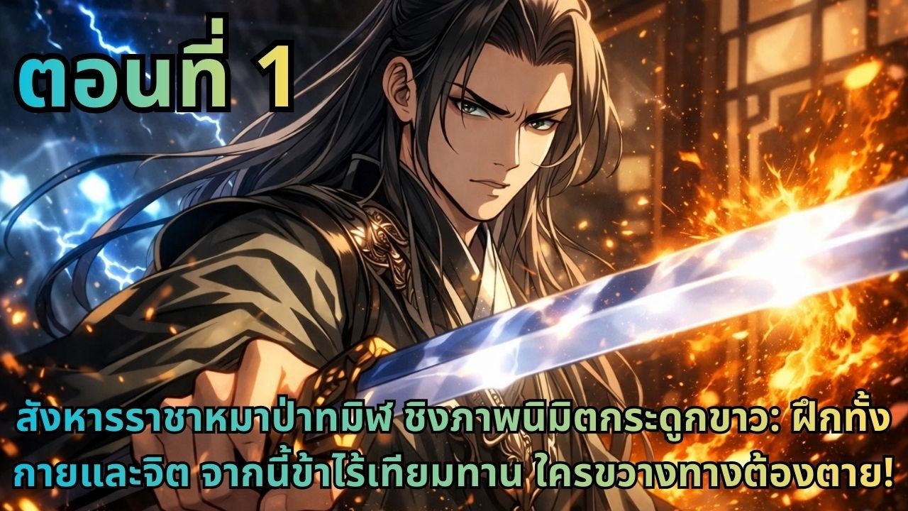ตอนที่ 1|สังหารราชาหมาป่าทมิฬ ชิงภาพนิมิตกระดูกขาว: ฝึกทั้งกายและจิต จากนี้ข้าไร้เทียมทาน ใครขวา...