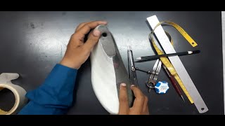 Learn shoe designing-1(how to tapping on last)last par masking tap lagana sekhein@designershoes1888