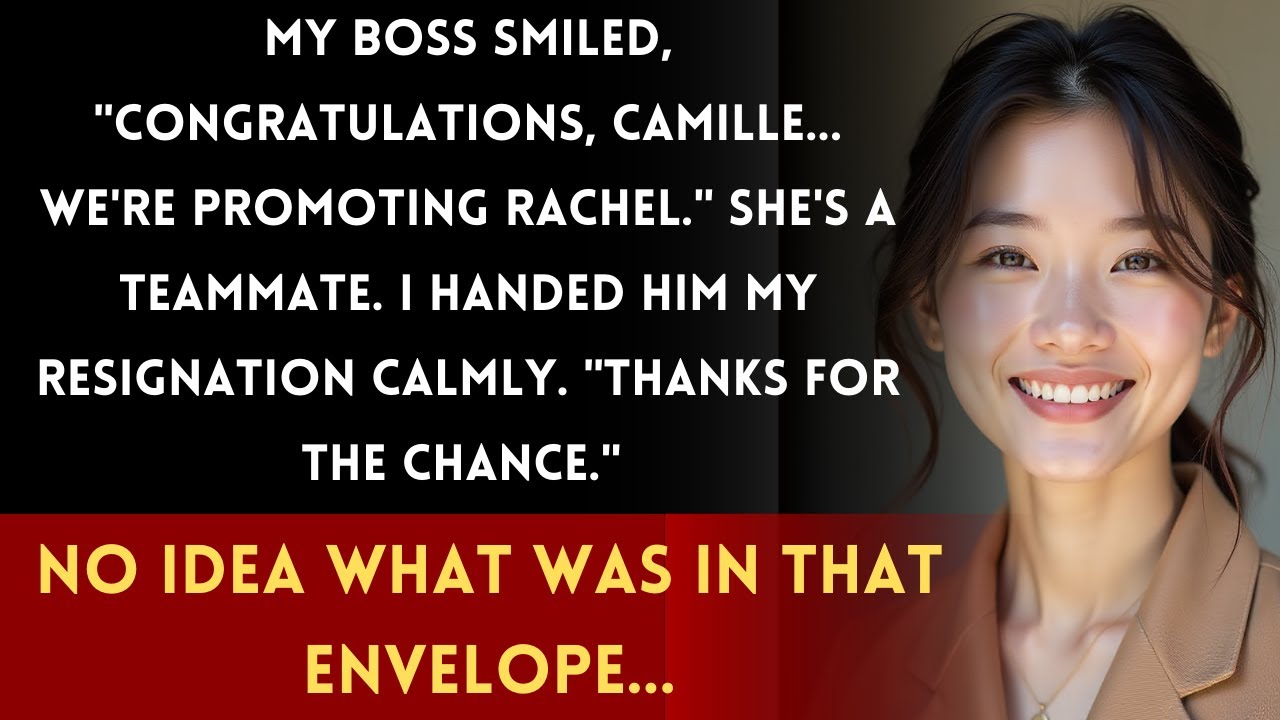 Boss Gave My Promotion to Rachel — So I Gave My Boss an Envelope That Ended His Smile