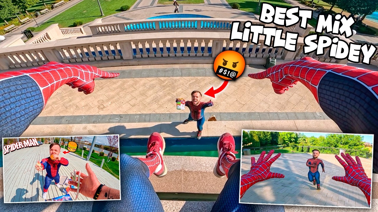 ЛУЧШИЙ МИКС: Человек-паук не может убежать от сумасшедшего маленького паука! (ЗАБАВНАЯ ПОДБОРКА И...