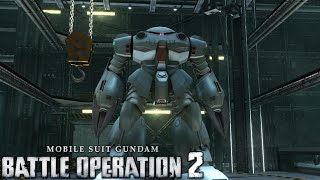 Mobile Suit Gundam Battle Operation 2 - Zgok E (Lv1) All Moves