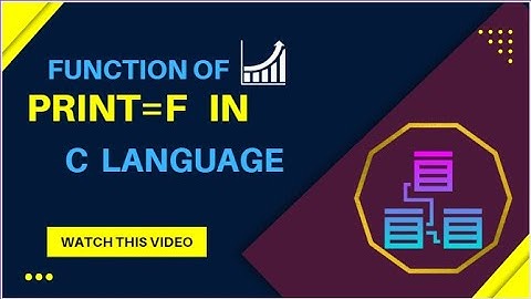 Printf Function in C hindi urdu   2nd year computer chapter 10   ICS Part 2   By Prof  Waqar 2