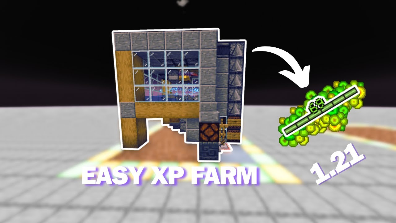 Minecraft 1 21 simple easy xp farm tutorial java edition youtube