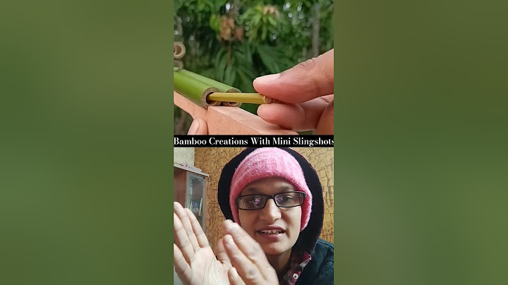 Bamboo Creations With Mini Slingshots #Bamboo #Diy #Slingshots #Bambooart