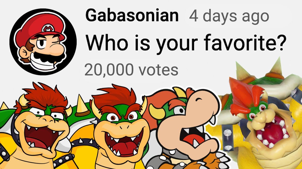 Who Is Your Favorite Bowser? - YouTube