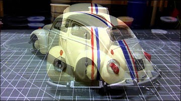 Airfix VW Beetle (Herbie) 1/32 part 3 final reveal