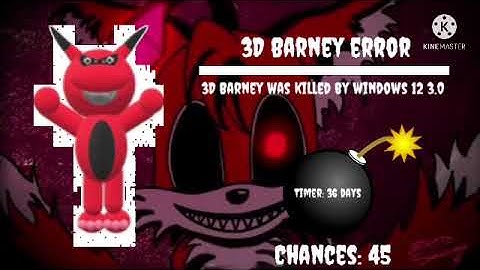 3D Barney error (Barney error 11) [part 10] {400 subscribers special}