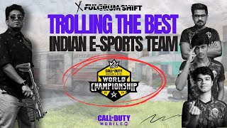 Trolling GodL - The Best Indian Team - in Stage-2 of World Championships @abhizdada @NeutrinoCODM