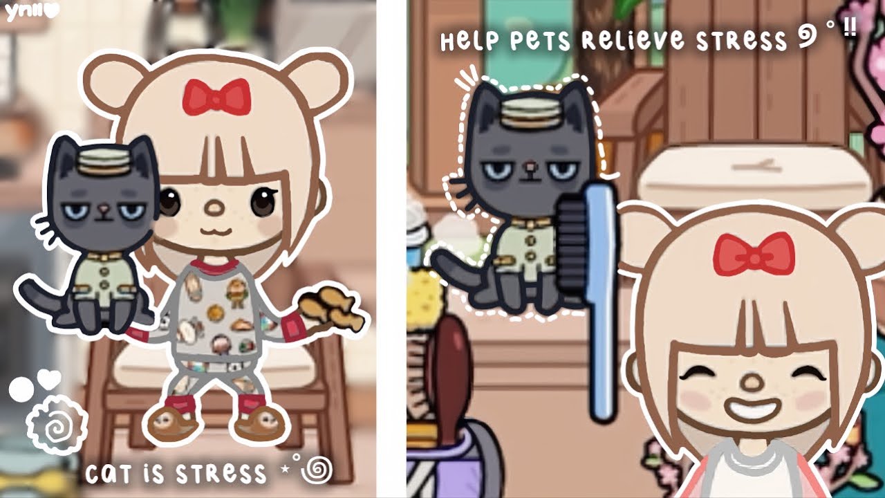 🐈‍⬛ SPA THÚ CƯNG TẠI NHÀ 🫧🧽||my idea||#tocaboca #tocalifeworld #tocaworld #Yne_niitocaboca