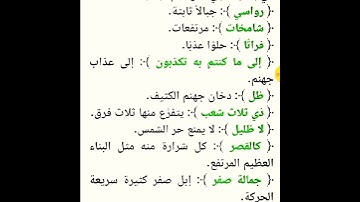 من معاني سورة المرسلات الجزء الاخير