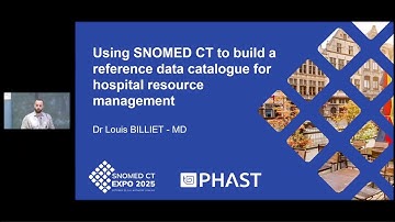 Using SNOMED CT to build a reference data catalogue for hospital resource management - Billet (FR)