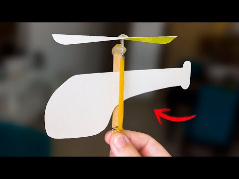Video: Cómo Hacer Un Helicóptero Volador