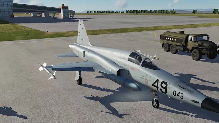 Cold Start, Taxi, Take Off, and Landing in the F-5E Tiger II, DCS