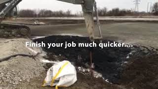 Solidify Large Mud Pit