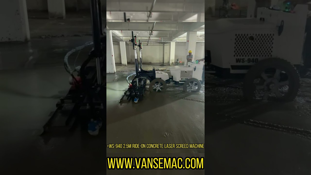 VANSE WS-940 concrete laser screed machine 