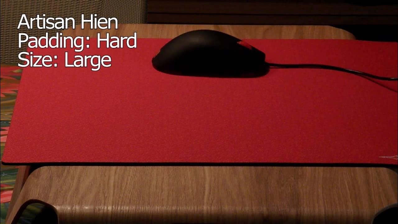 Artisan Mouse Pads glide test + Review in info YouTube
