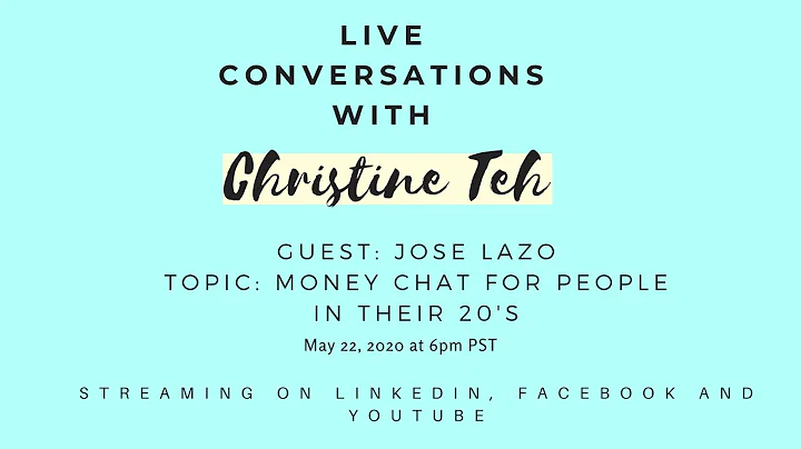 Money chat for people in their 20's with Jose Lazo