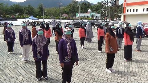 LOMBA BARIS BERBARIS DALAM RANGKA HUT DHARMA WANITA PERSATUAN (DWP) KE-26, DI KAB. TOJO UNA-UNA.