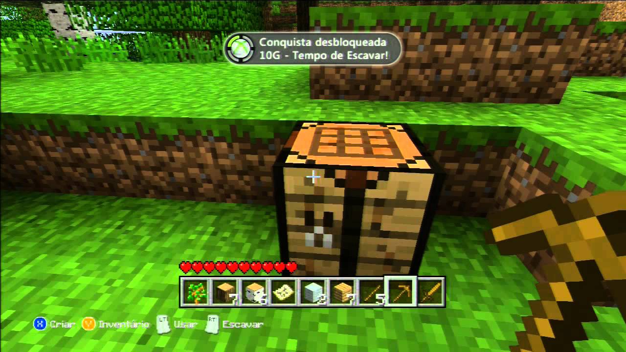 Minecraft xbox 360 jogo