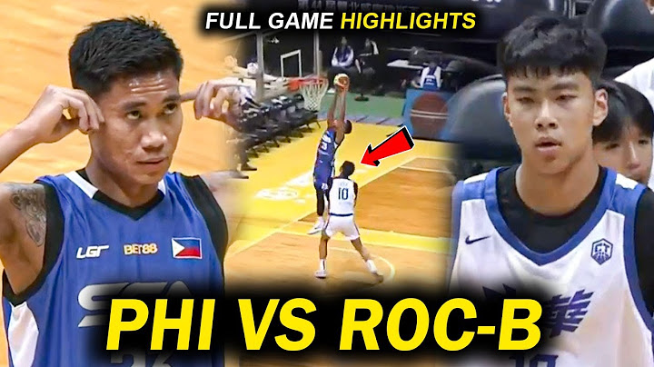 Strong Group PH vs Chinese Taipei B Highlights | Delikado itong Ginawa kay Rhenz Abando! Mamaw Agee!