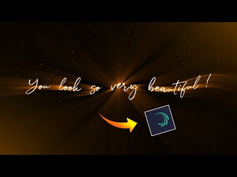 Trending Flicker Text Animation + Rays effect like aftereffects ❤🔥 Alight motion tutorial tamil