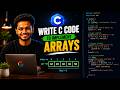 ASMR Programming in C | Placements | No TALK! #c #coding